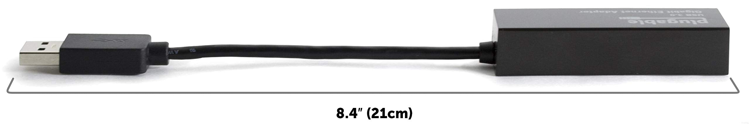 Plugable Usb To Ethernet Adapter, Usb 3.0 To Gigabit Ethernet, Supports Windows 11, 10, 8.1, 7, Xp, Linux, Chrome Os