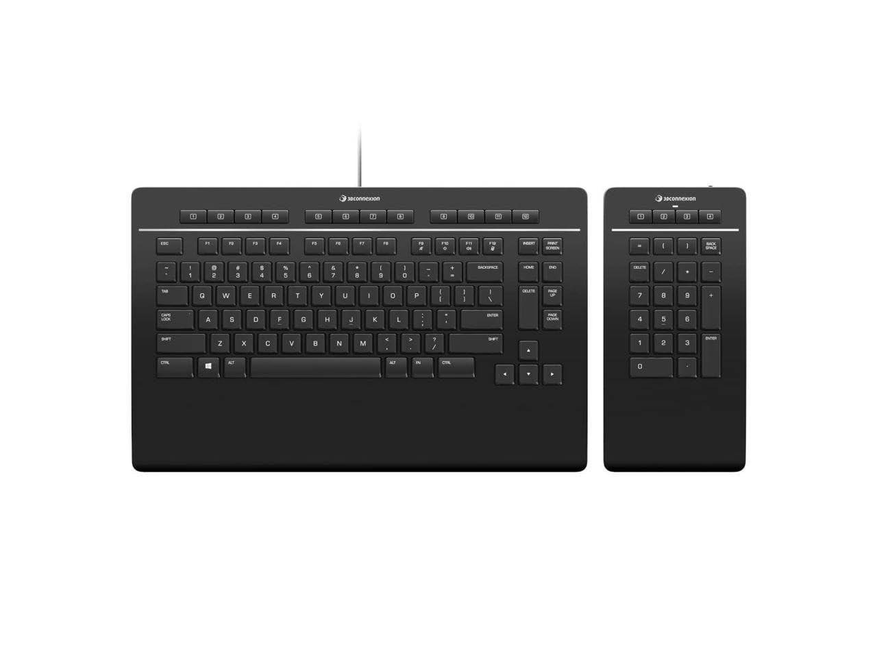 3Dconnexion Keyboard Pro With Numpad, Us (Qwerty)
