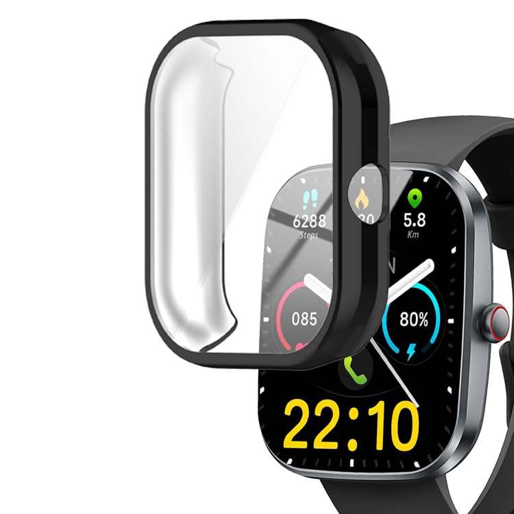 Smaate Watch Cases Compatible With Soudorv Kuizil T70 1.91    Smart Watch, Tpu Case With Screen Protector, Protecting Watch Body