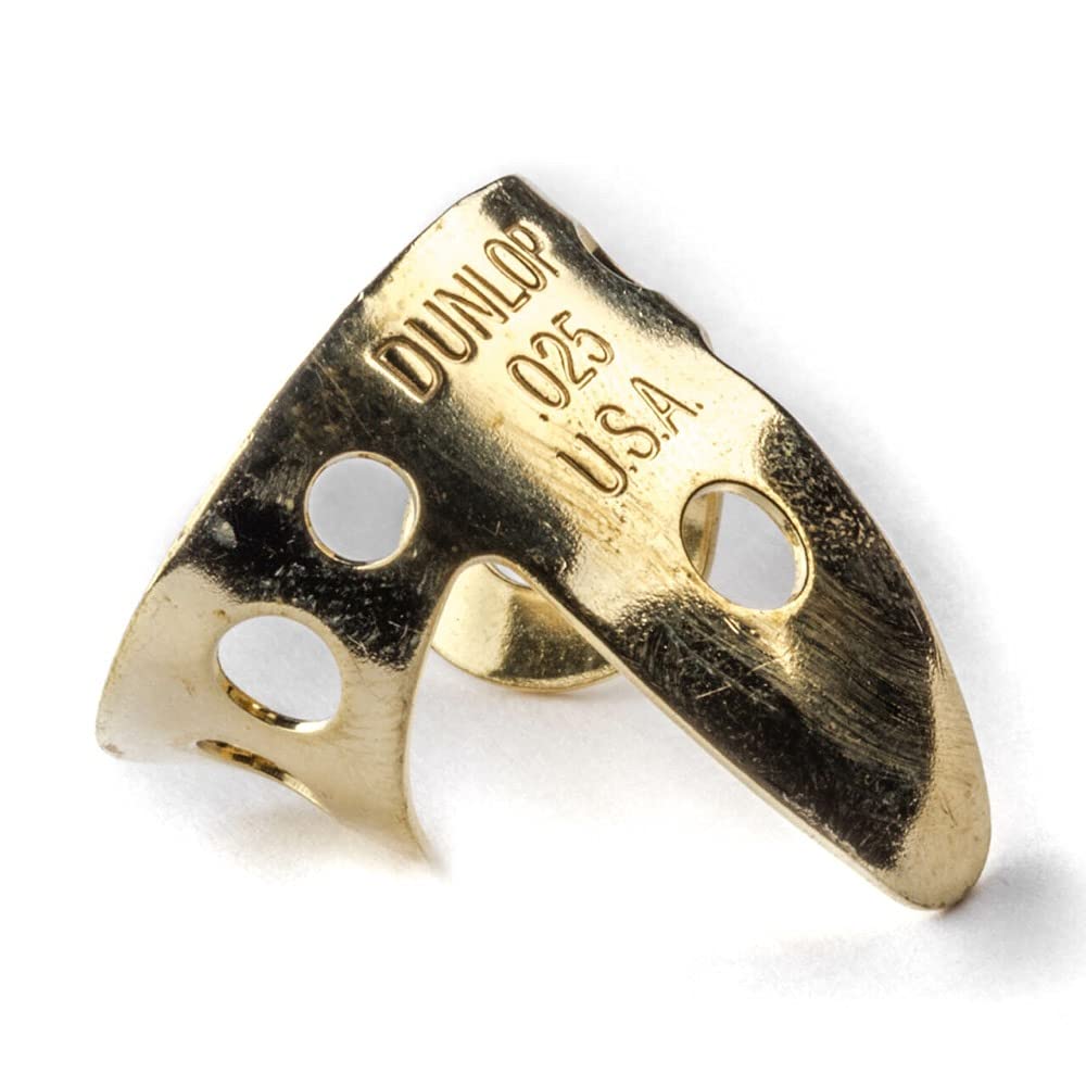 JIM DUNLOP 37R.025 Brass Fingerpicks, .025, 20/Tube