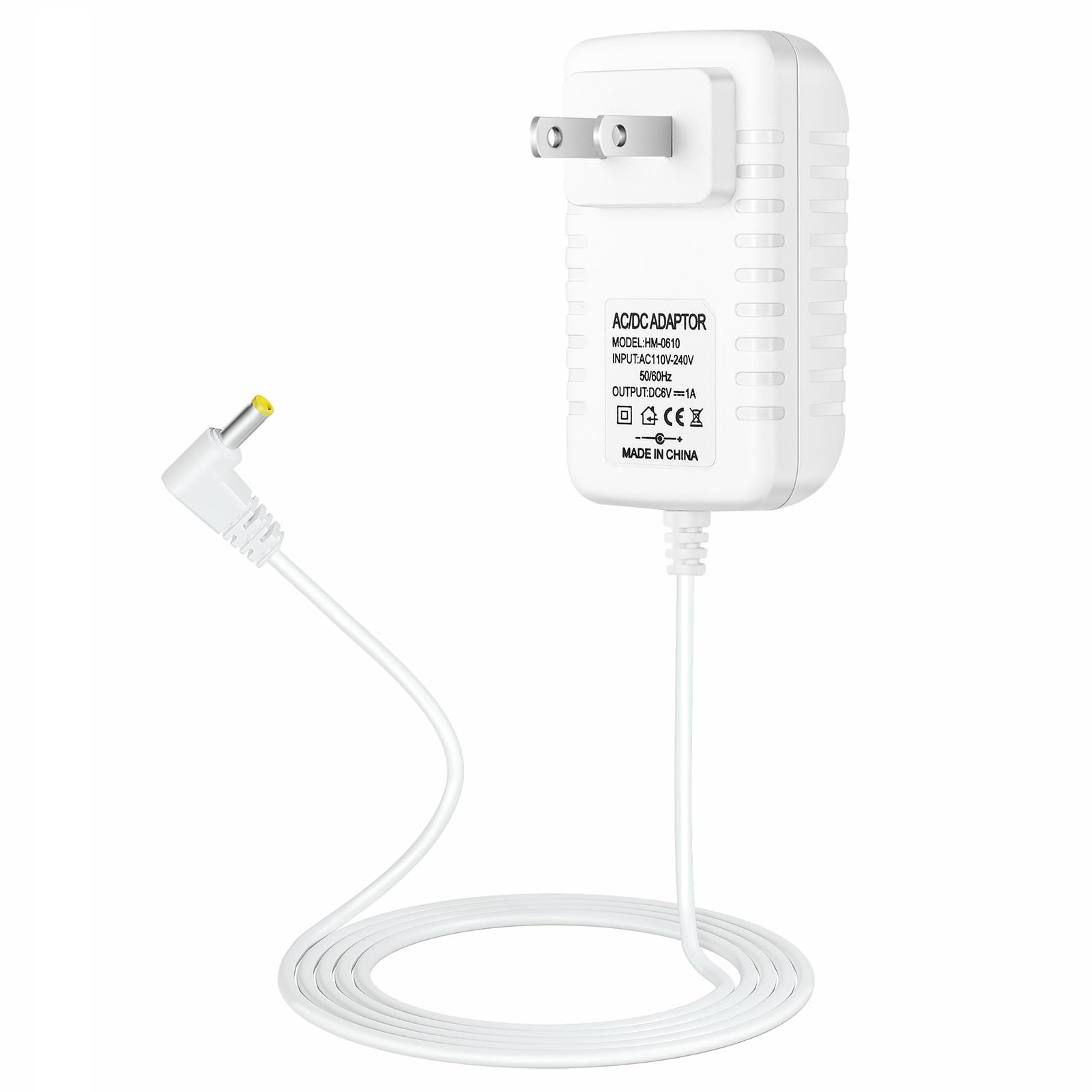 Security 01 Dc 6V 1A Power Supply Adapter For Omron Healthcare Blood Pressure Monitor 5 Series 7 Series 10 Series,6 Volt Charger