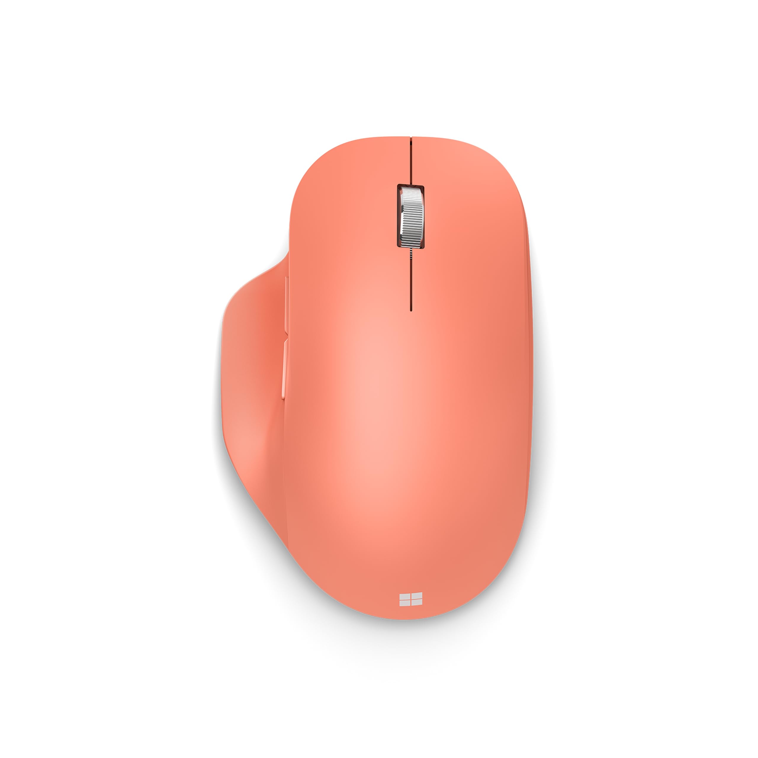 Microsoft Bluetooth Ergonomic Mouse - Peach - With Comfortable Ergonomic Design, Thumb Rest, Up To 15Months Battery Life. Works