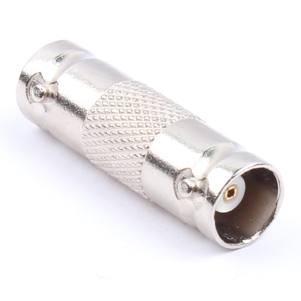 Aimhduty Bnc Female Coupler 50Pcs Pack, Bnc Female To Female Adapter Connector For Cctv Camera System Cable Extension