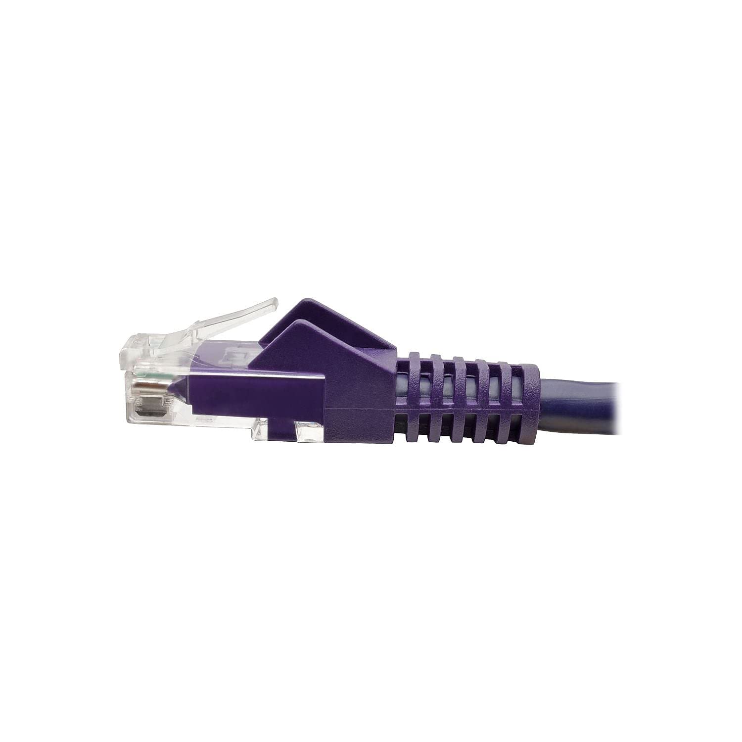 Tripp Lite Cat6 Gigabit Ethernet Snagless Molded Patch Cable Utp Purple Rj45 M/M 6 (N201 006 Pu)