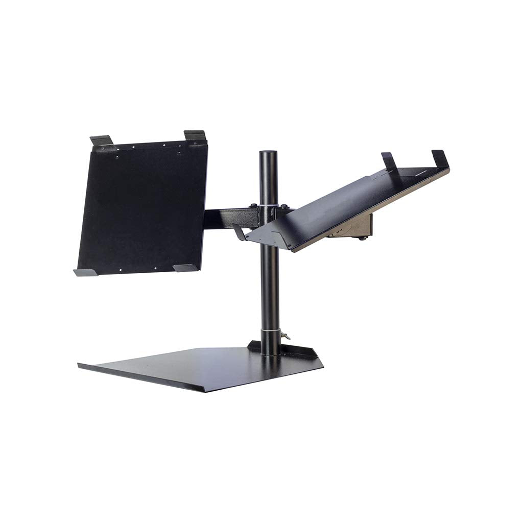 Headliner Avalon Dual Cdj Stand Fits Most Cdj Players; Adjustable Arms Elevates Cdjs Above Other Dj Equipment, Turntables, Dj Mi