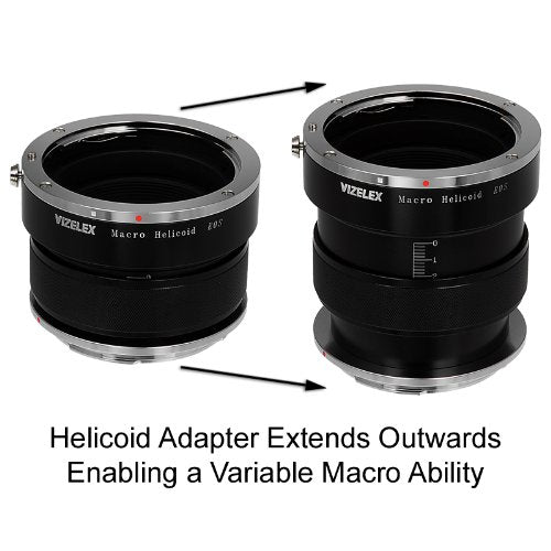 Vizelex Macro Focusing Helicoid - Canon Eos Lens To Canon Eos Body, Variable Magnification Helicoil