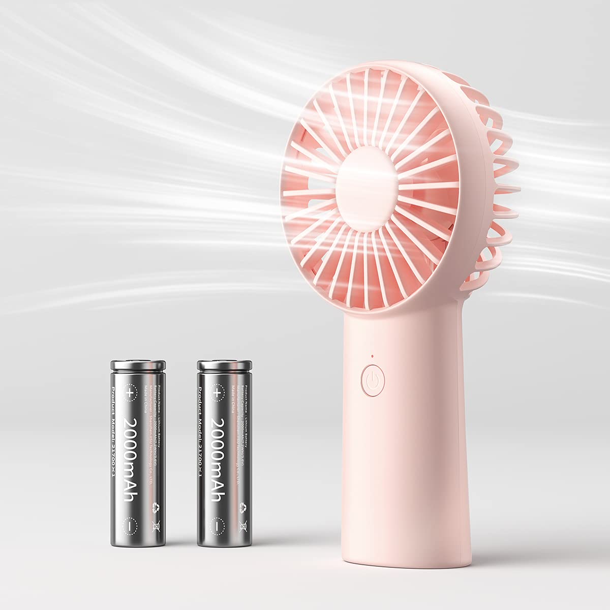 Jisulife Handheld Fan, 4000Mah Small Portable Fan, Personal Usb Rechargeable Pocket Fan [4 16H Working Time] Battery Operated Ha