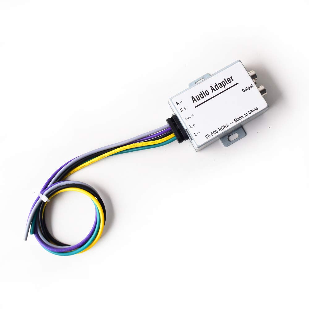 Car Stereo Audio Speak Signal Hi Low Converter For Auto Amp Subwoofer Amplifier Cd Player High To Low Adapter Audio Amp Converter