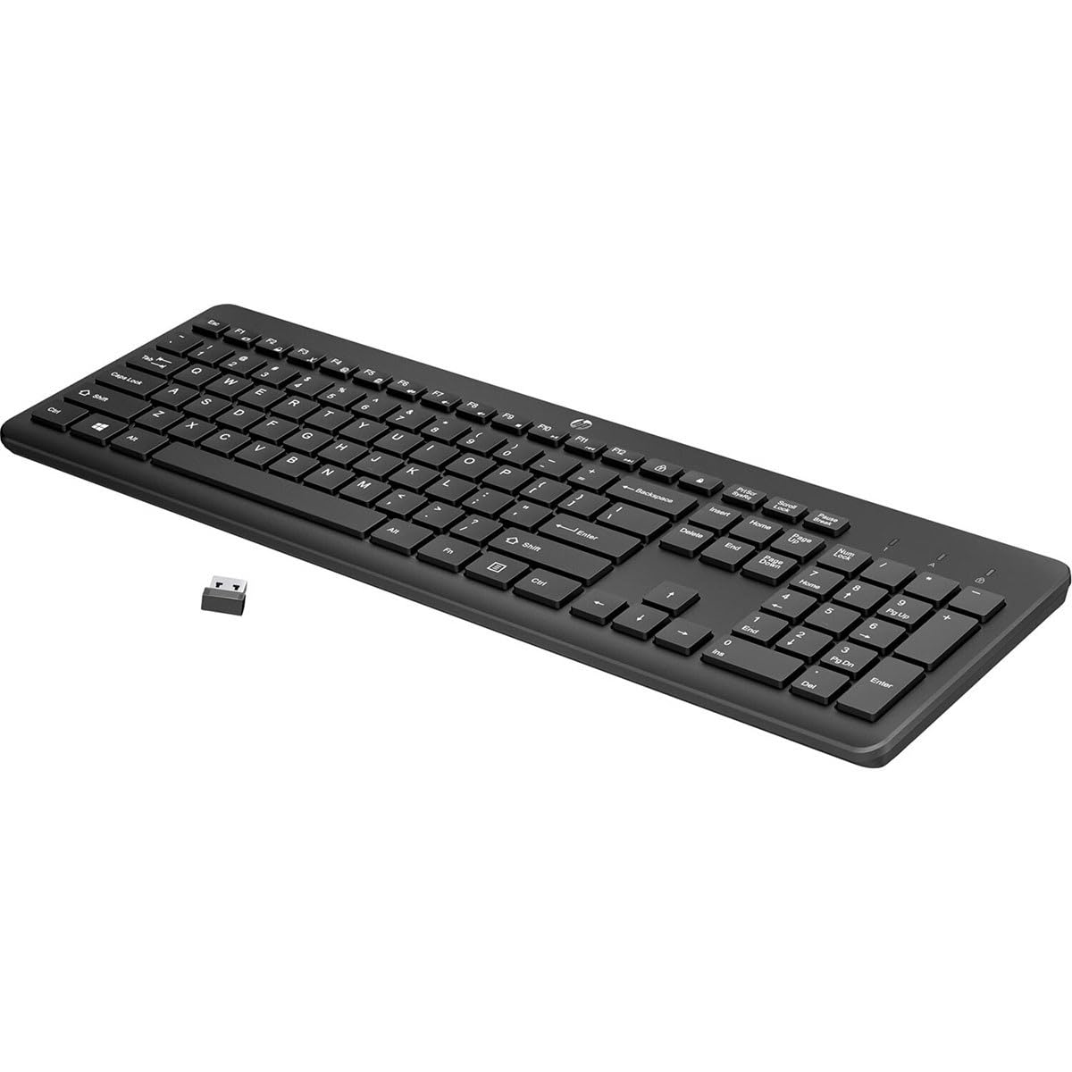 HP 230 Wireless Keyboard - Wireless Connection - Low-Profile, Quiet Design - Windows & Mac OS - Laptop, PC Compatible - Shortcut
