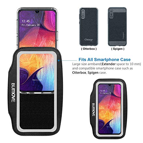 Galaxy A54, A14, A13, A12 Armband, Bumove Gym Running Workouts Sports Phone Arm Band For Samsung Galaxy A53 A32 A14 A13 A12 A03S