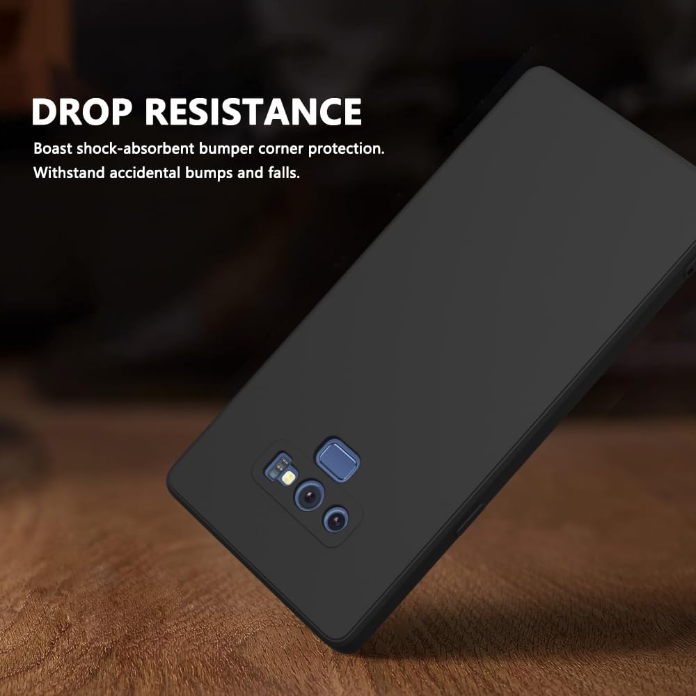Wogroo For Samsung Galaxy Note 9 Case Black, Scratch Resistant With Soft Touch, Slim Thin Phone Cover For Samsung Galaxy Note 9