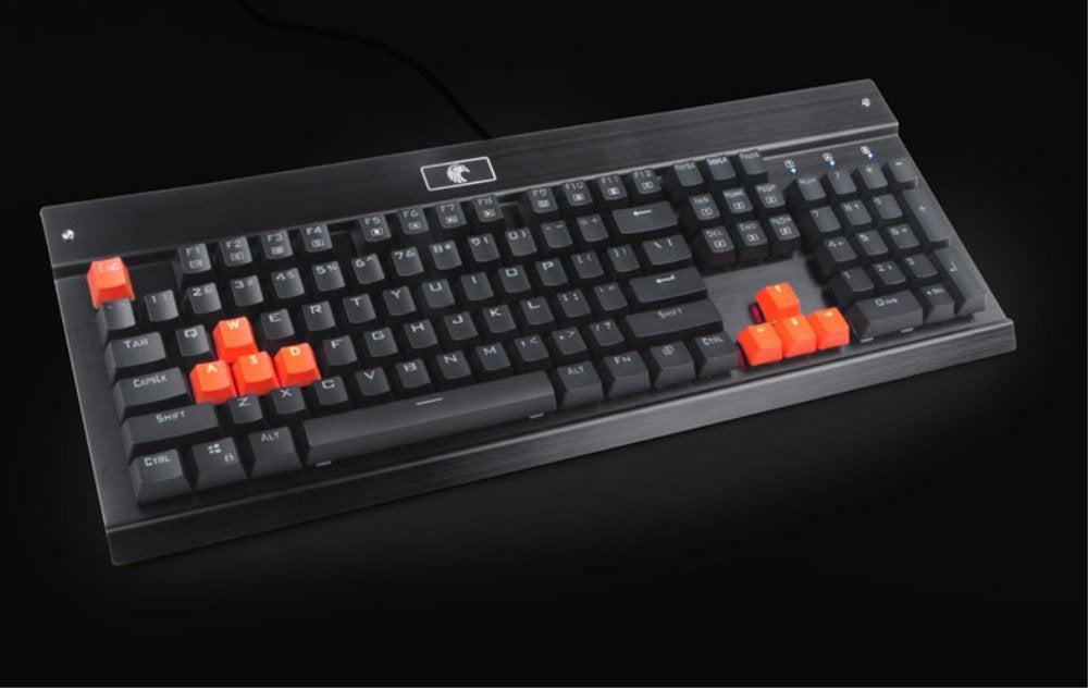 Honbay 9 Orange Pbt Keys Backlit Translucent Keycaps For Mechanical Keyboard With Red Key Puller
