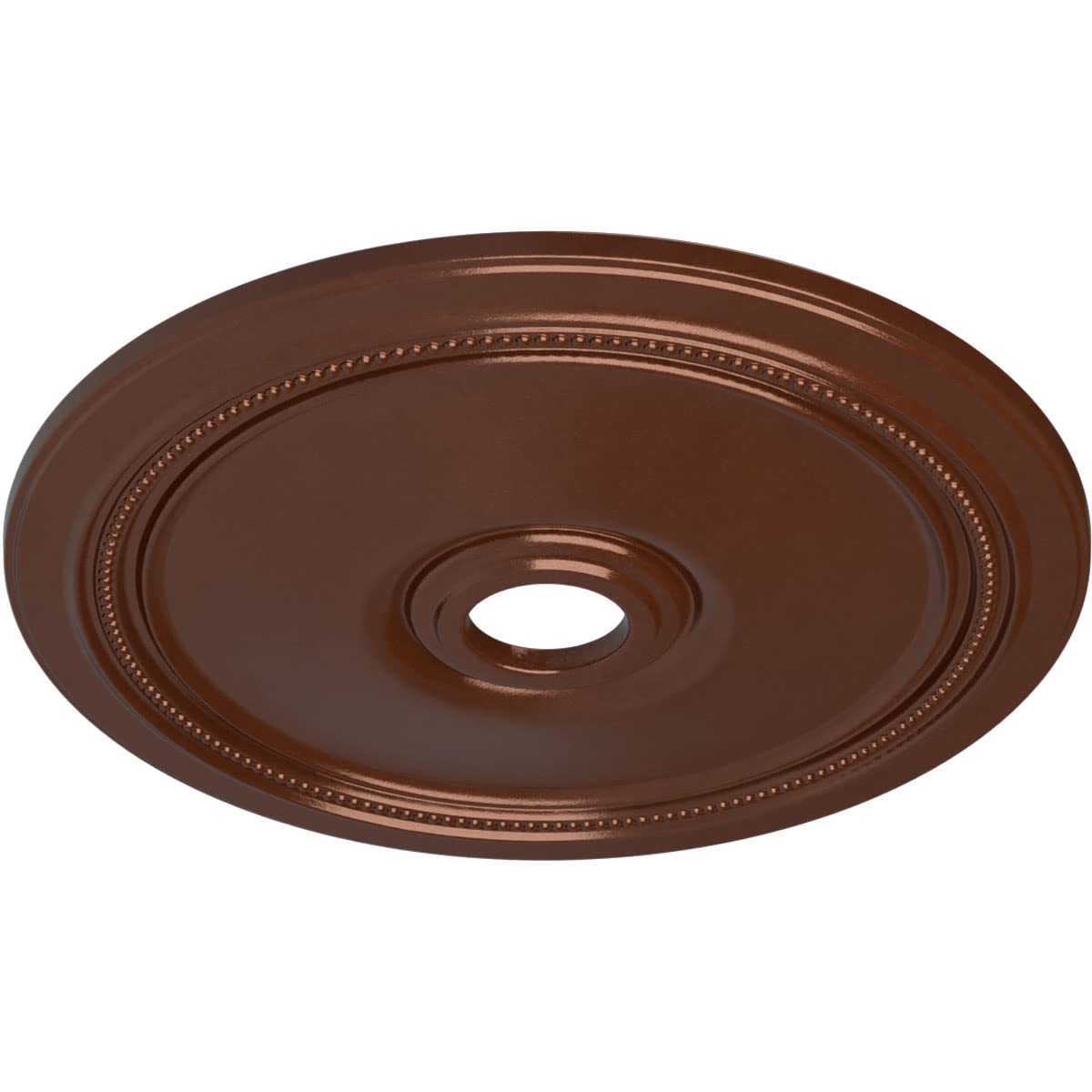 Ekena Millwork Cm24Dicps Diane Ceiling Medallion, 24Od X 3 5/8Id X 1 1/4P (Fits Canopies Up To 6 1/4), Hand-Painted Copper Penny