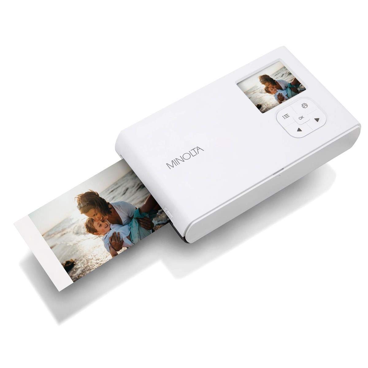 Minolta Mncp10 Ch Instapix 2 In 1 Instant Print Digital Camera & Bluetooth Printer, Charcoal