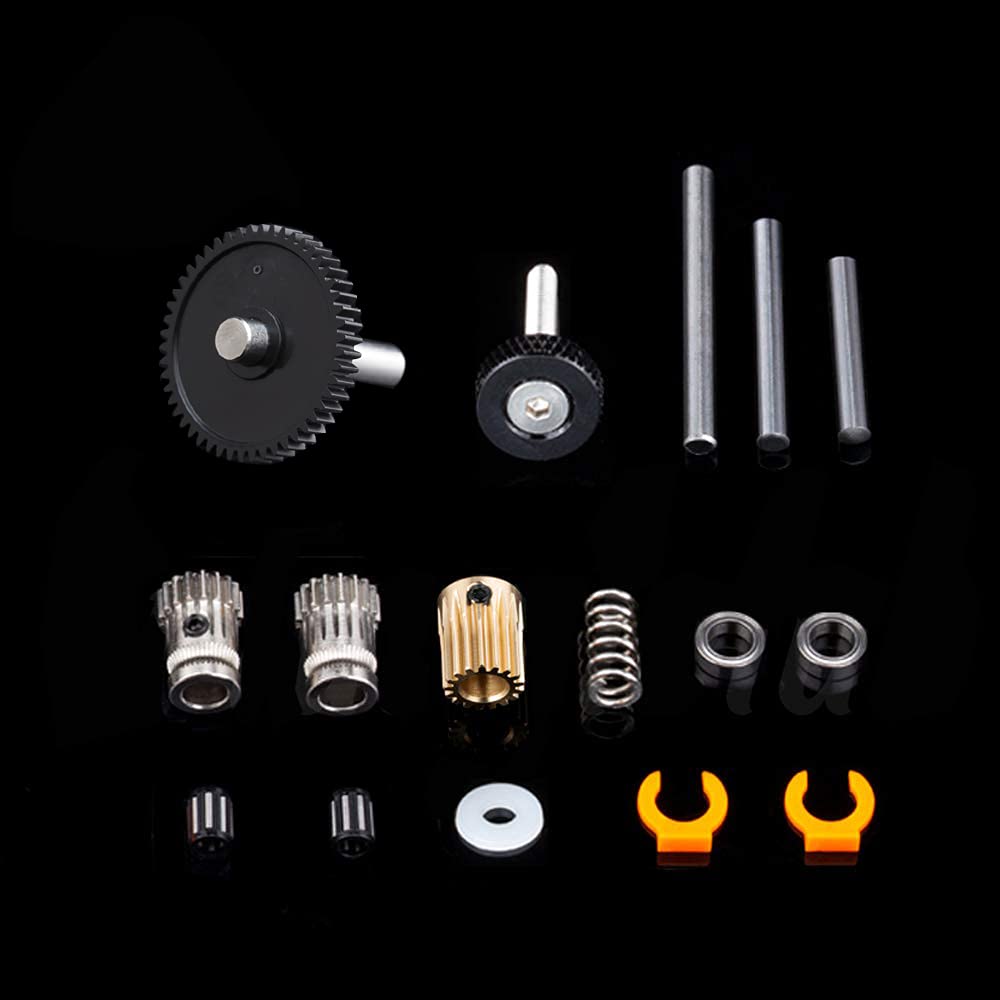 High Precision Diy 3D Printer Dual Direct Drive Basic Kit With Nickel Plating Hardened Steel Gears Compatible With Ddb Extruder
