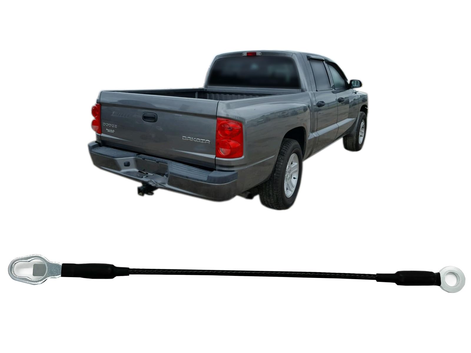 Apa Replacement Tailgate Cable 17'' For 1987 2011 Dakota 2006 2009 Raider Right Or Left 55174826 55174827