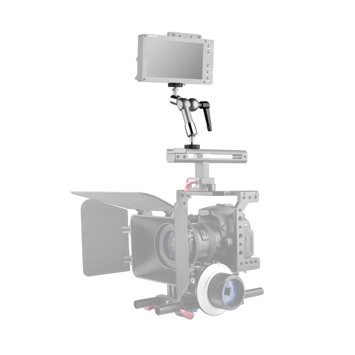 Songing Sy-L7 7Inch Magic Arm, Stainless Steel Ball Head And Thread,10Kg Strong Bearing Capacity, Articulating Magic Friction Ar