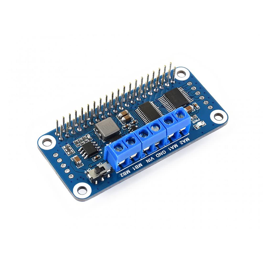 Coolwell Raspberry Pi Motor Driver Hat Onboard Driver Tb6612Fng I2C Interface For Raspberry Pi 4B+ 4B 3B+ 3B 2B+ Zero W Wh 2 W S