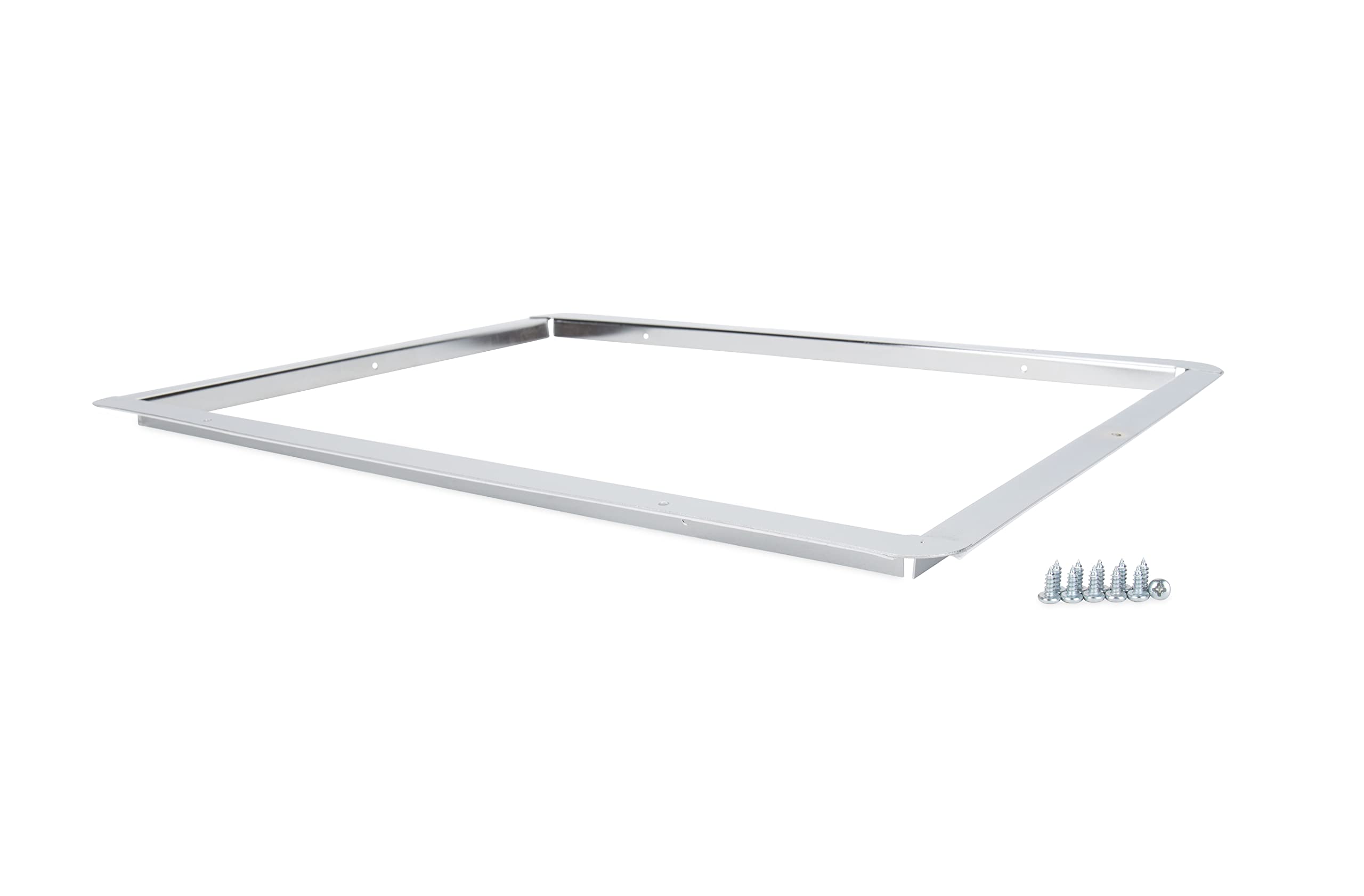 Camco Recess Mounting Kit For Olympian Wave 6 Heaters | Mounts Vertically Or Horizontally | Chrome (57692)