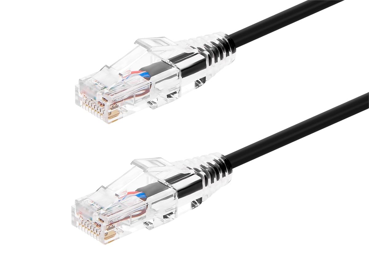 Slimrun  Cat6 Utp Cable-5Ft Black