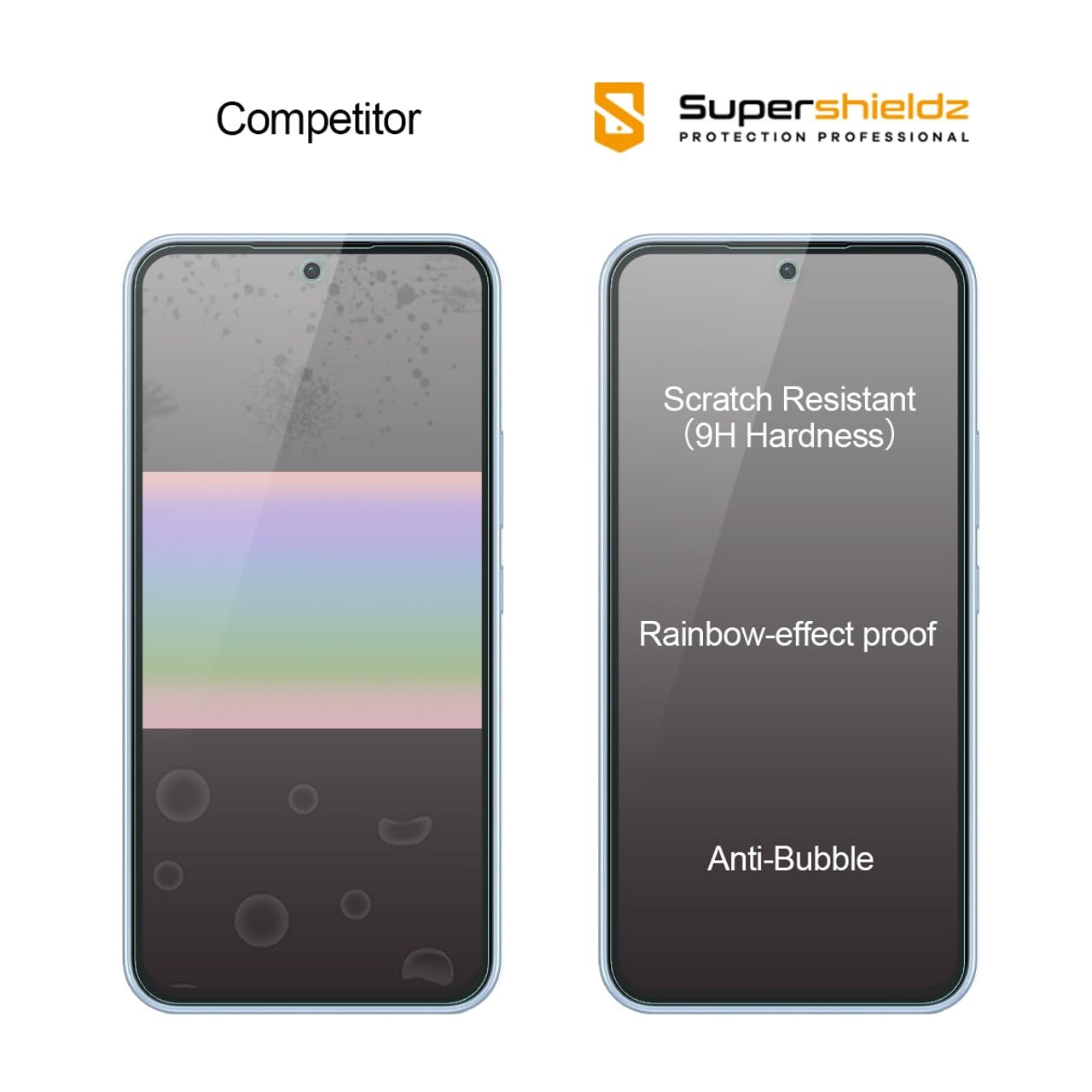 Supershieldz (2 Pack) Designed For Samsung Galaxy A54 5G Tempered Glass Screen Protector, Anti Scratch, Bubble Free