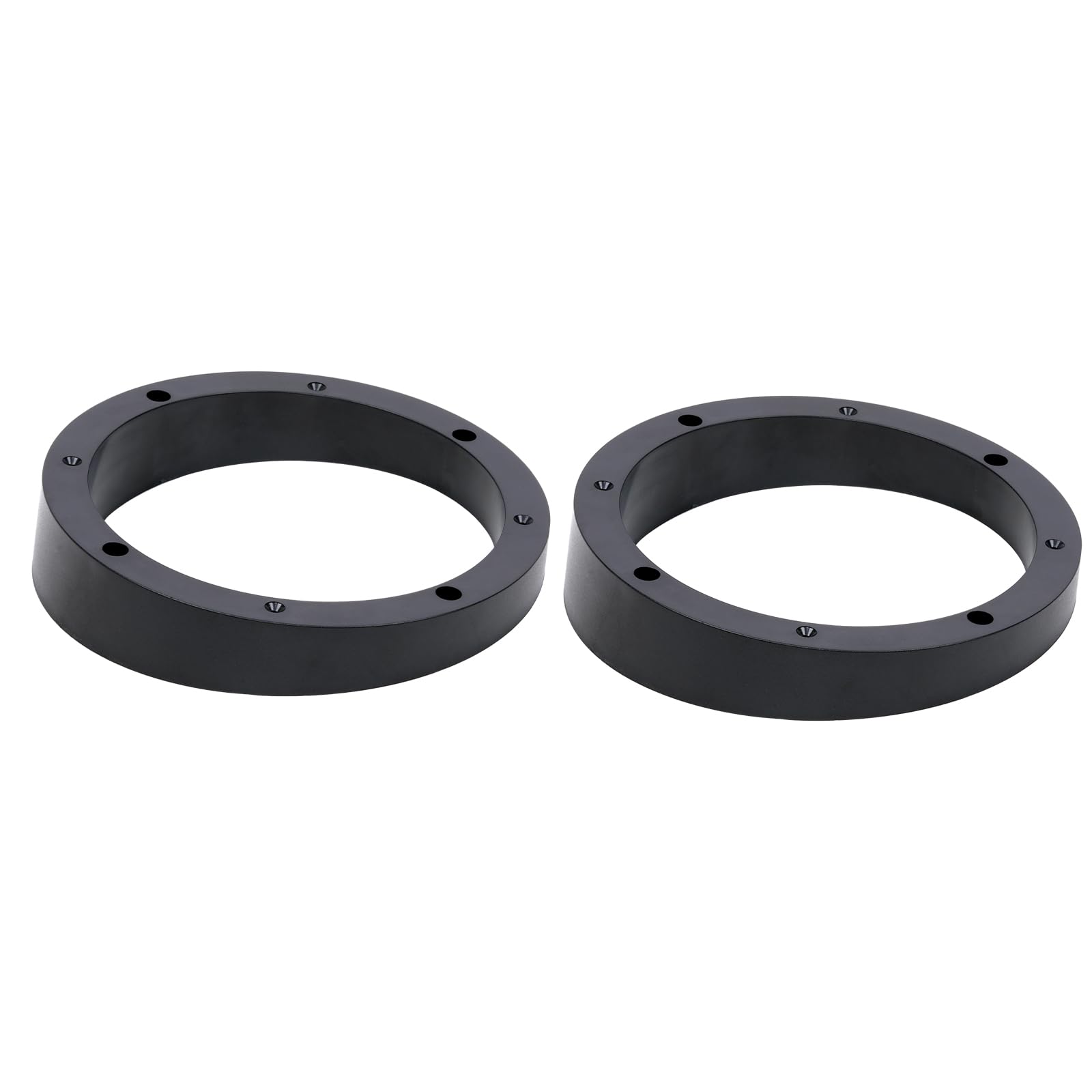 Audiopipe 6-1/2 Beveled Speaker Spacer Ring 3-Pack (Ring-PVC-BVL-6 3-Pack), Universal PVC Mounting Adapter for Car Audio, Marine