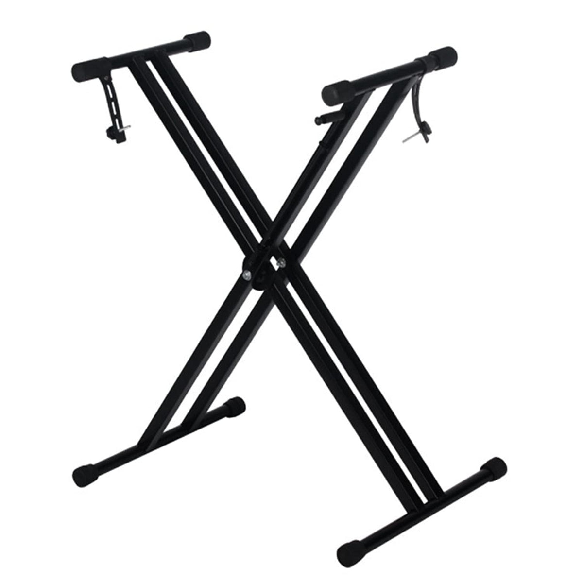 Miwayer Piano Stand Frameworks Deluxe X Style Keyboard Stand Height & Width Adjustable With Quick Release Mechanism, For 54 88 K