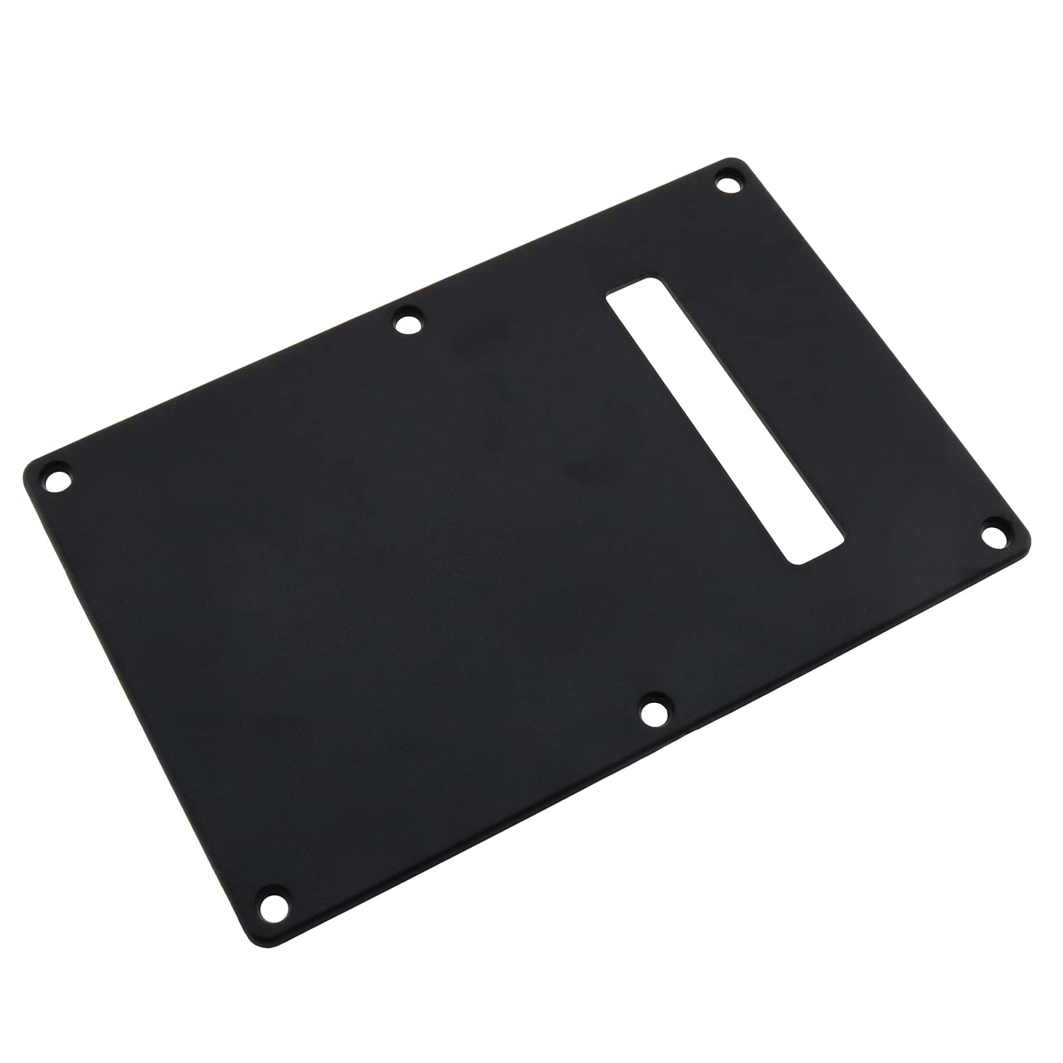 Guitar Backplate Luorng 1Set Black Electric Guitar Back Plate, Electric Guitar Neck Plate, Cavity Tremolo Cover Pick Guard With