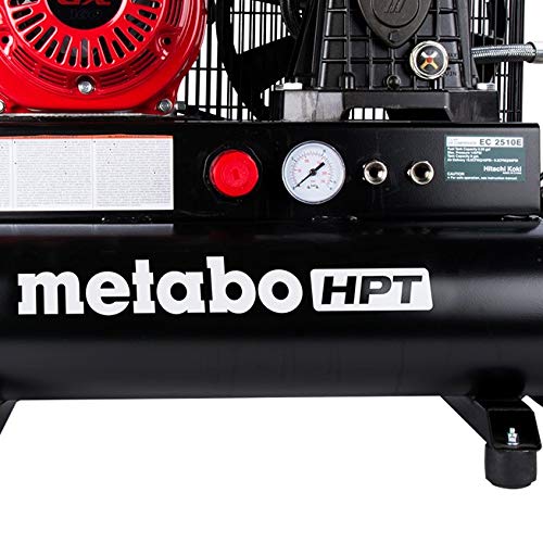 Metabo Hpt Air Compressor, Wheeled, 8-Gallon, Gas Powered, Honda Gx Engine (Ec2510E)