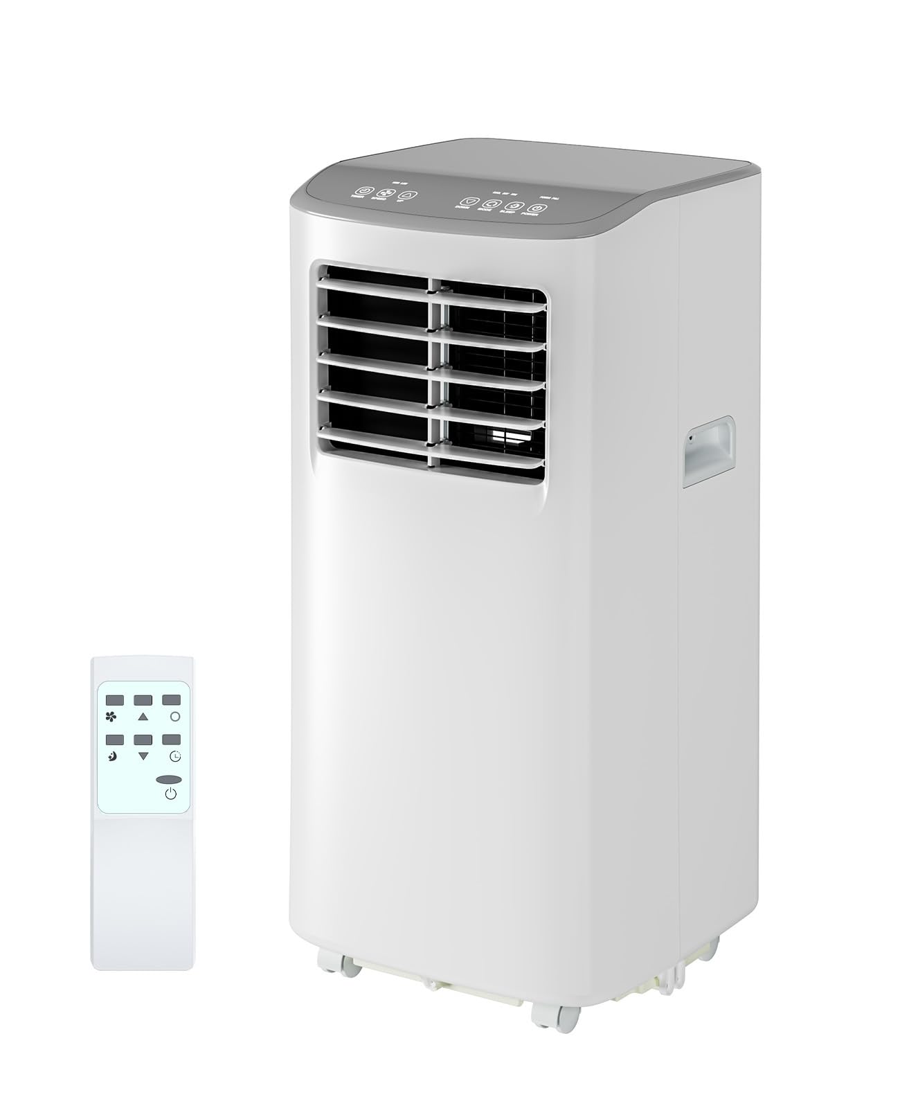 GarveeHome Portable Air Conditioner, 8000 BTU Quiet Cooling with Remote, Ventless Design & Auto Evaporation, for Large Room, Sta