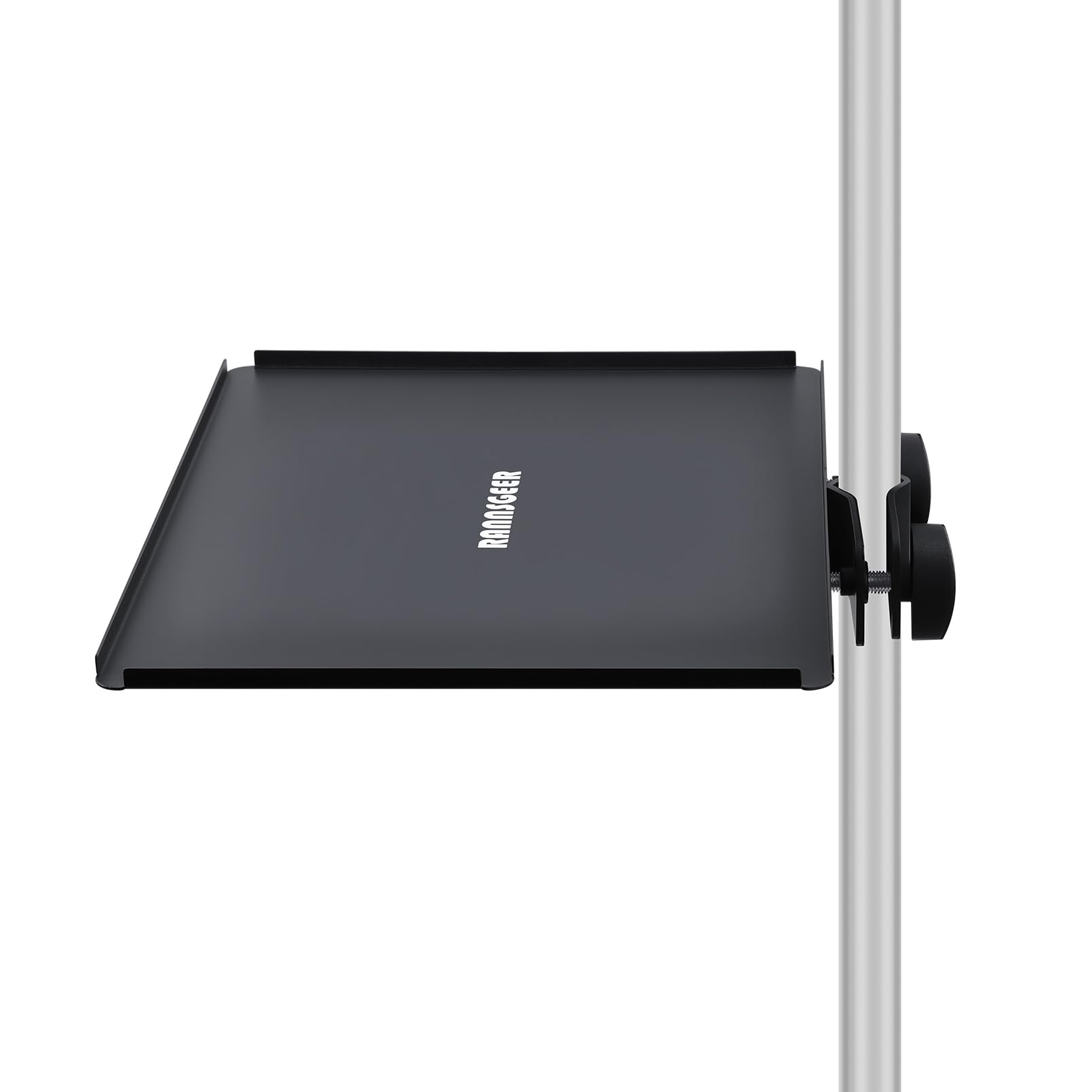 Rannsgeer Steel Tray For Microphone Stand Clamp-On (10.8 X 7.8)