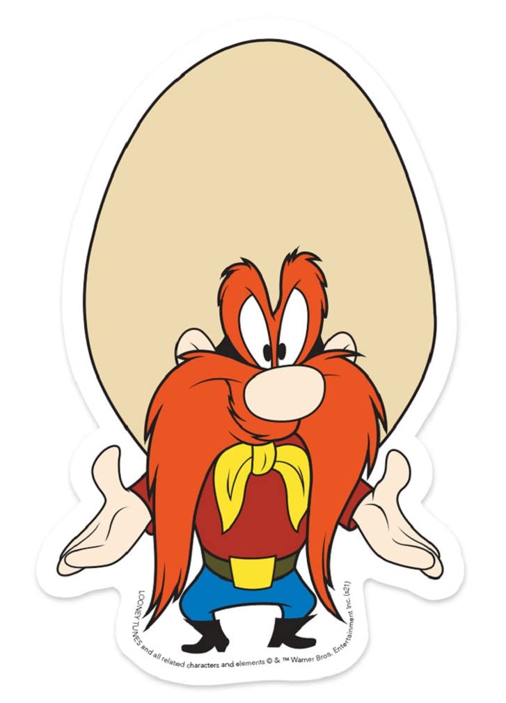 Paper House Productions Looney Tunes Yosemite Sam Die-Cut 3.8 Vinyl Sticker