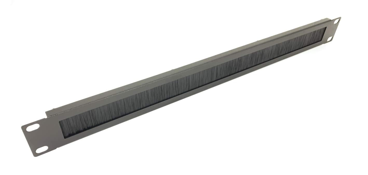 Metal Master   5 Pack 1U Brush Cable Manager Horizontal Rack Mount Cable Management Panel For 19 Inch Server Rack Or Network Cab