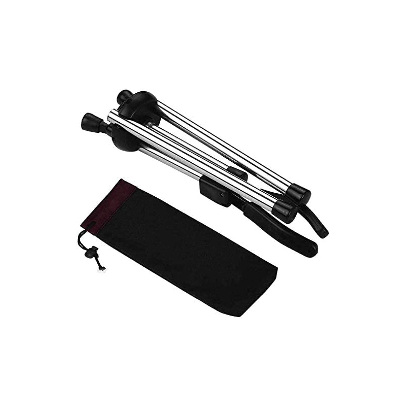Liyafy Foldable Saxophone Bracket Alto Tenor Sax Stand Universal Wind Instrument Bracket With Leather Bag