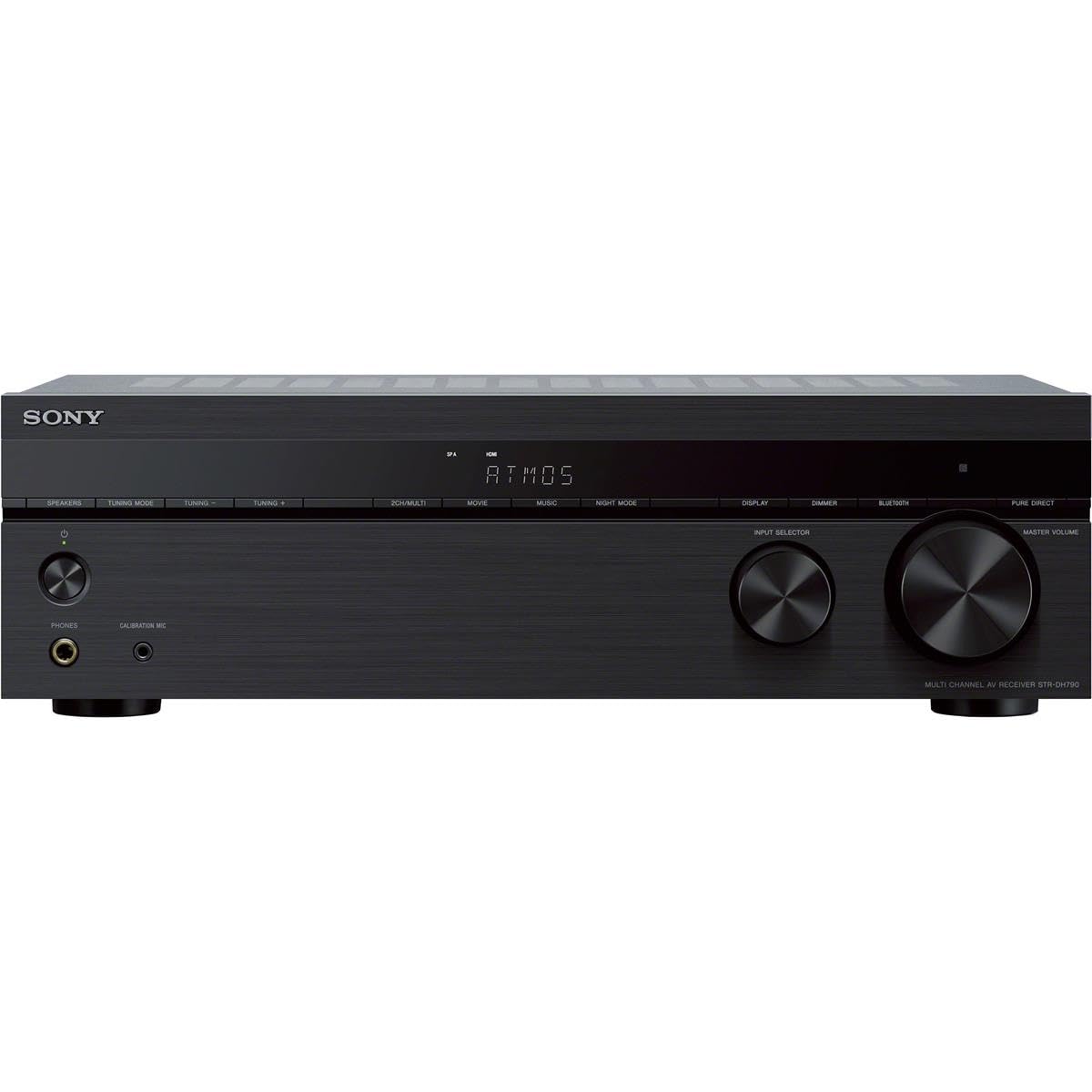 Sony STR DH790 7.2 ch Surround Sound Home Theater AV Receiver: 4K HDR, Dolby Atmos & Bluetooth Black