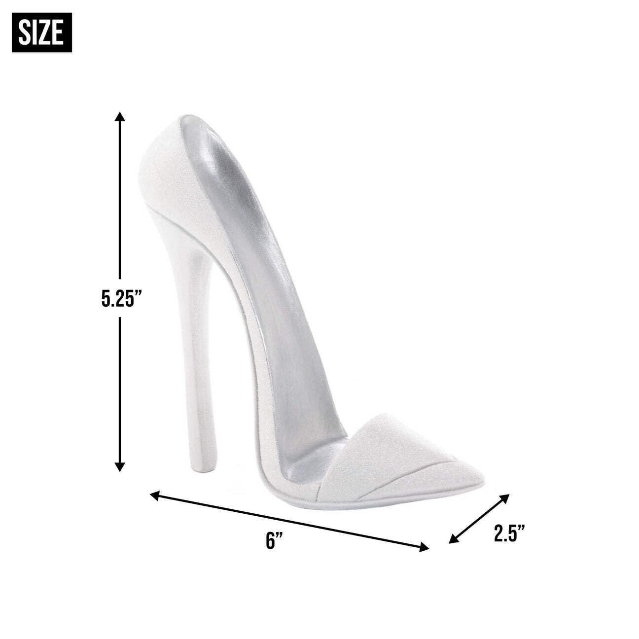 Dazzling White Shoe Phone Holder 6X2.5X5.25''