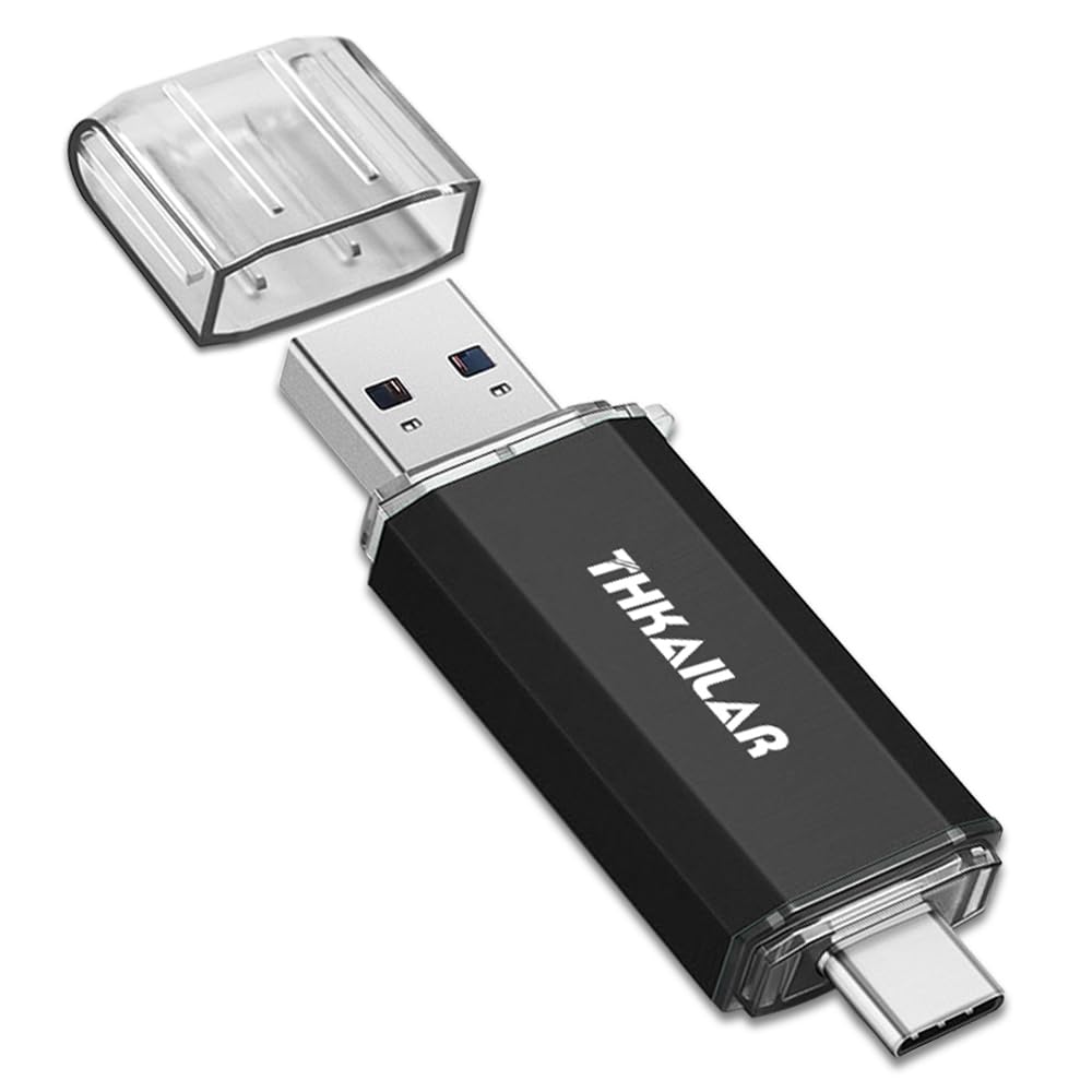 Thkailar Usb C Thumb Drive 128Gb Otg Usb 3.1 Flash Drive Dual For Business Traveler Compatible With Android Phone/Pc/Mac Pro Ext