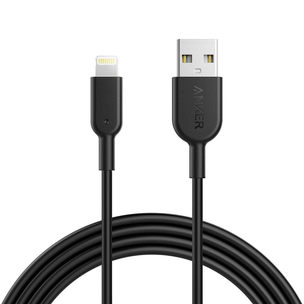 Anker Powerline Ii Lightning Cable (6Ft), Mfi Certified For Iphone 11 / Xs/Xs Max/Xr/X / 8/8 Plus /7/7 Plus / 6/6 Plus