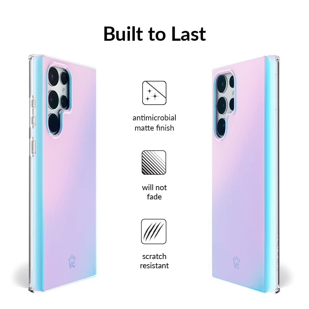 Velvet Caviar Compatible With Samsung Galaxy S23 Ultra Case For Women [8Ft Drop Tested] Cute Protective Phone Cases - Iridescent