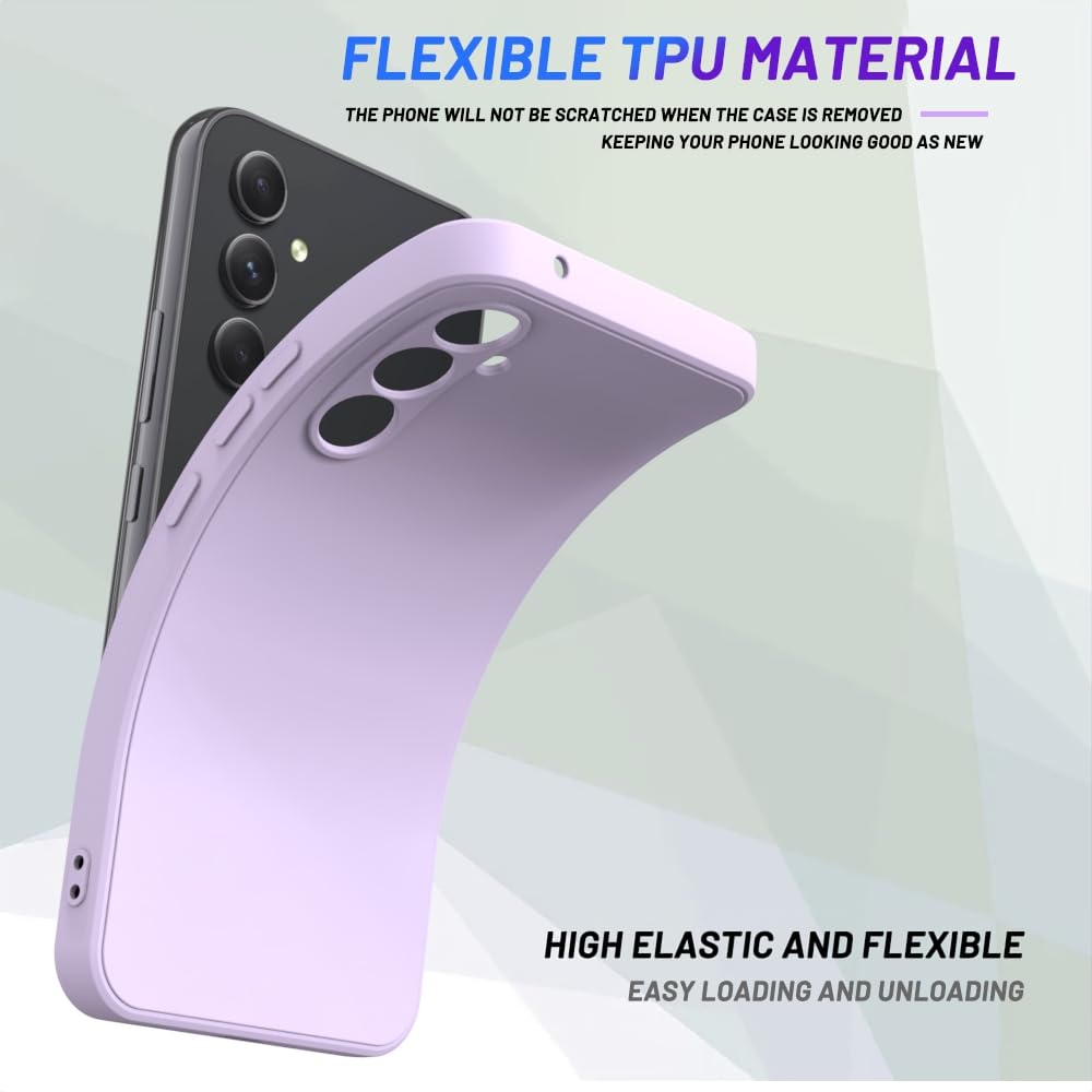 Wogroo For Samsung Galaxy A25 5G Case Purple, Scratch Resistant With Soft Touch, Slim Thin Phone Cover For Samsung Galaxy A25 5G