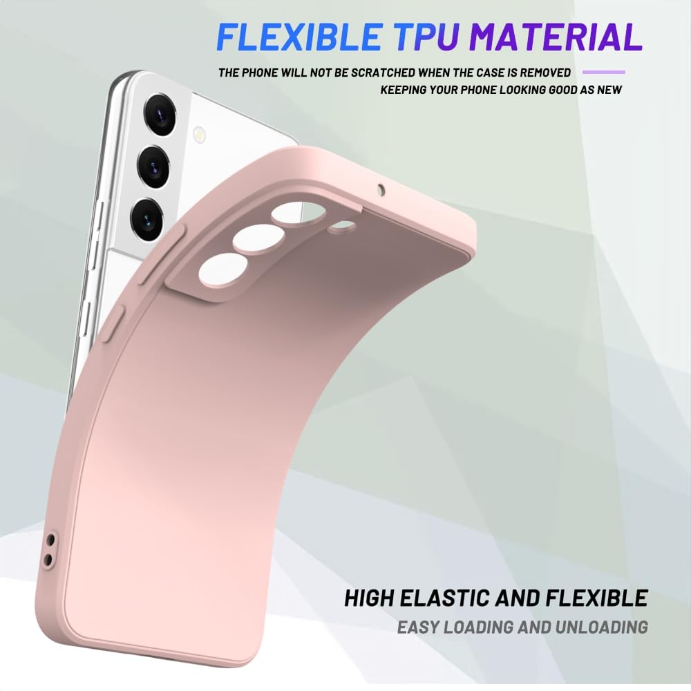 Wogroo For Samsung Galaxy S21 Case Pink, Scratch Resistant With Soft Touch, Slim Thin Phone Cover For Samsung Galaxy S21