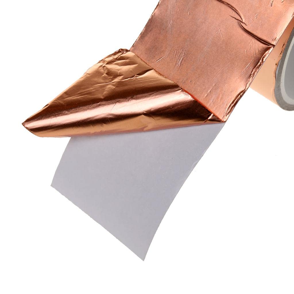 Sdr Pro Single Conductive Self Adhesive Emi Copper Foil Shielding Tape 5Cm*4M Guitar Slug And Snail Barrier|Musical Instruments 