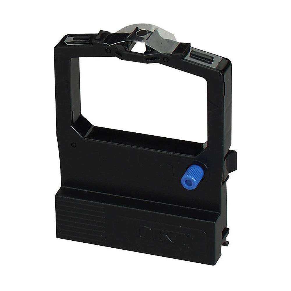 Oki Black Fabric Ribbon, 4M Characters (52107001)