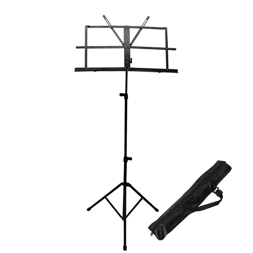 Sky Brand New Lightweight Adjustable Folding Music Stand With Carrying Bag Blue