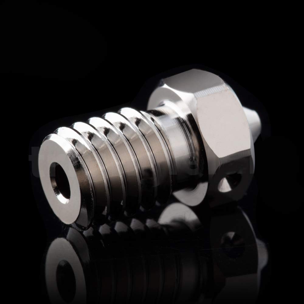 1Pc M6 Plated Copper Nozzle 0.4Mm Non Stick High Temperature Compatible With V6 Hotend Anycubic Chiron Mega Szero 2.0  Prusa I3
