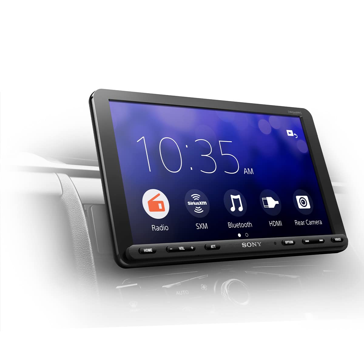 Sony XAV AX8100 9 inch Floating Multi Media Receiver with Apple Carplay/Android Auto and HDMI Video Input