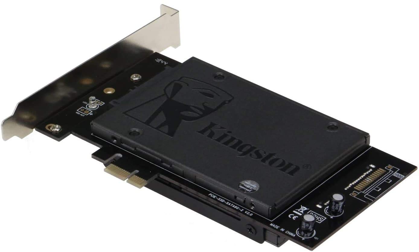 Sedna   Pci Express (Pcie) Dual 2.5 Inch Sata Iii (6G) Ssd Adapter (Short Double Side Ssd Version) (With Built In Power Circuit,