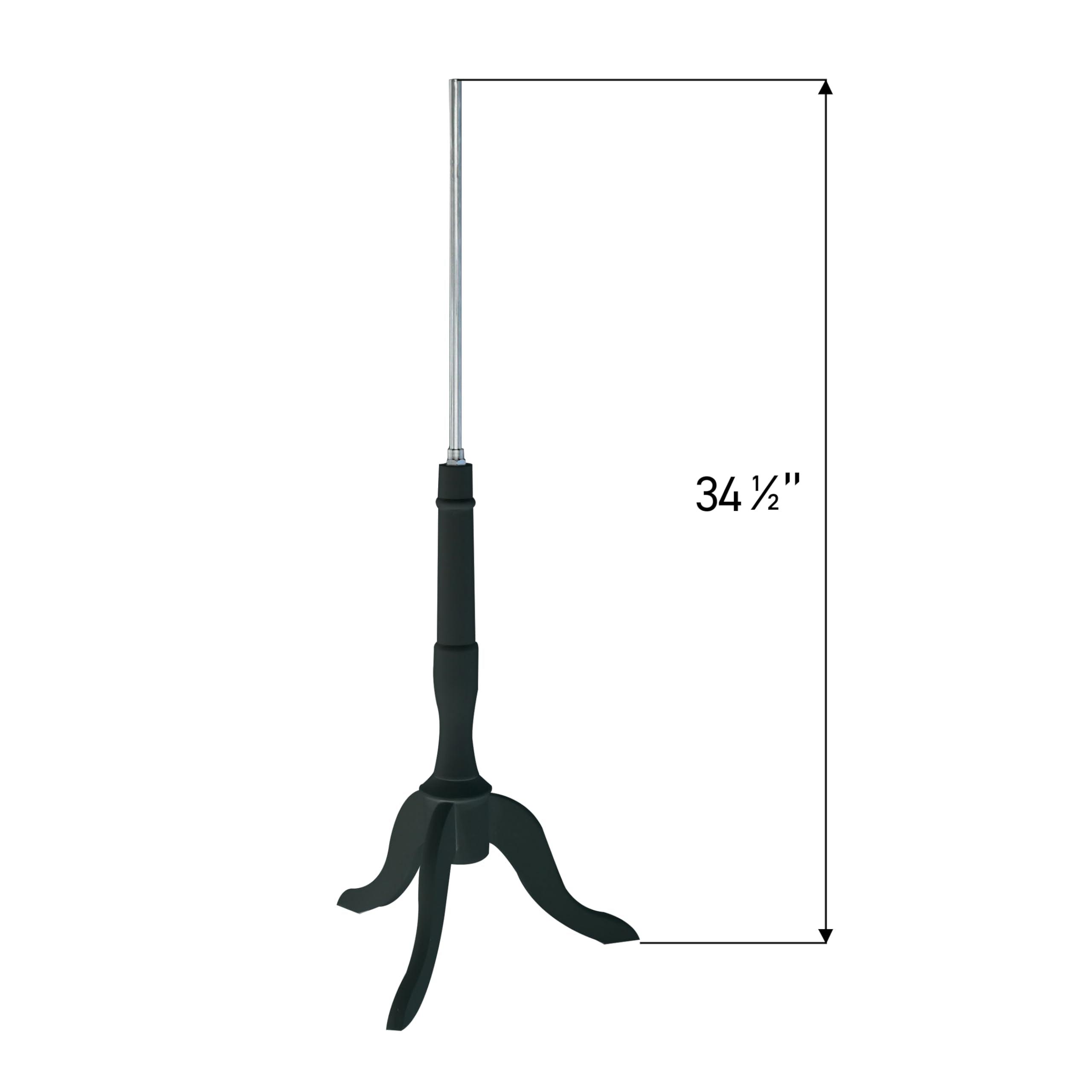 Black Wood Tripod Dressmaker Form Base