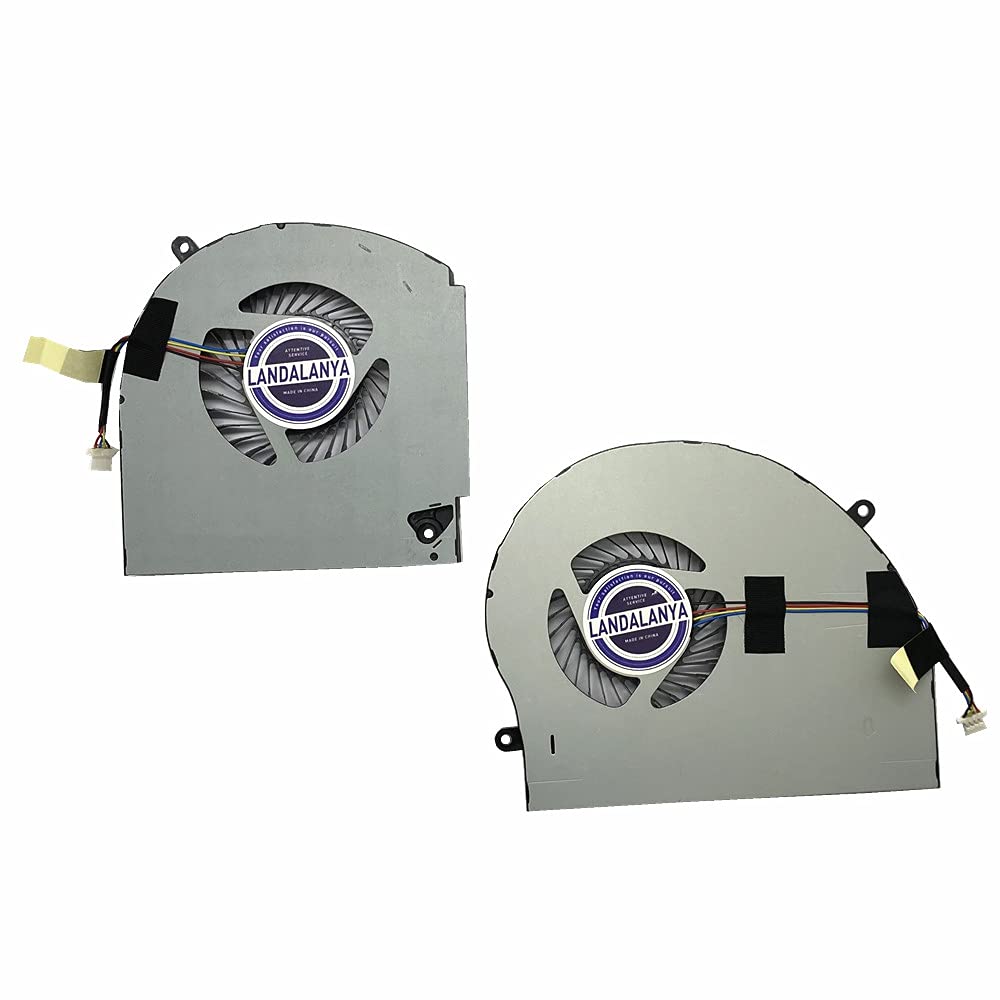 Landalanya Replacement New CPU and GPU Cooling Fan for Dell Alienware 17 R4 R5 Series MG75090V1-C060-S9A MG75090V1-C070-S9A P31E