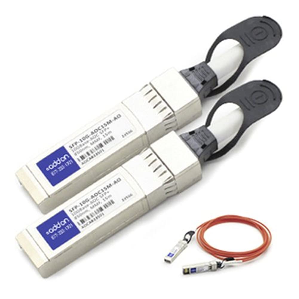 Addon Cisco Sfp-10G-Aoc15M Compatible Taa Compliant 10Gbase-Aoc Sfp+ To Sfp+ Dir